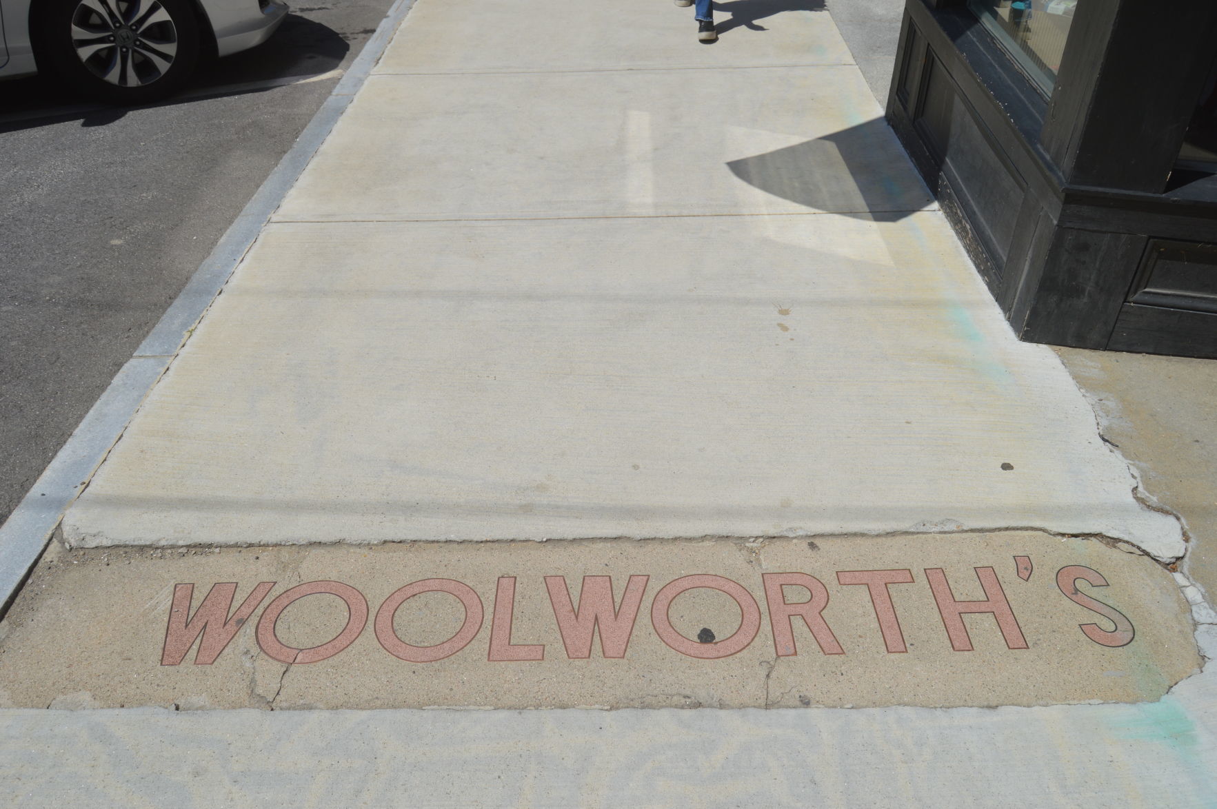 Woolworth on the sidewalk